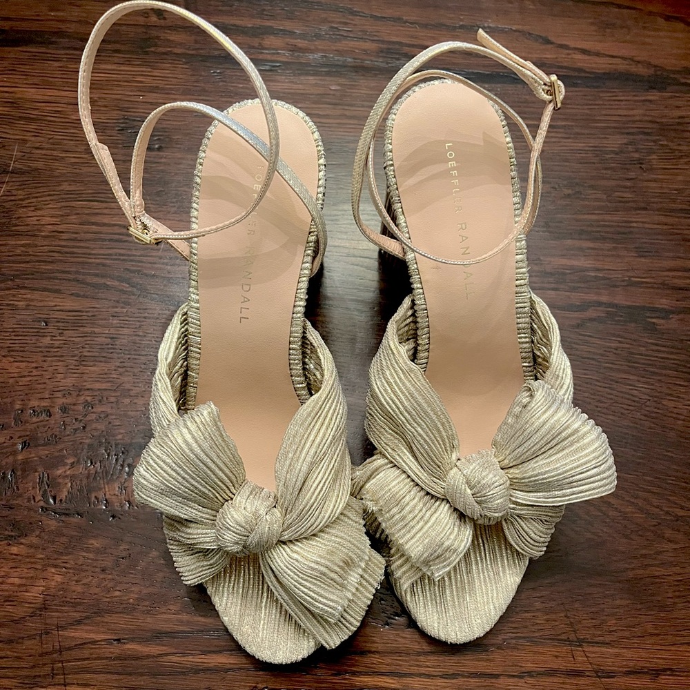 Loeffler Randall Camellia Bow Sandals